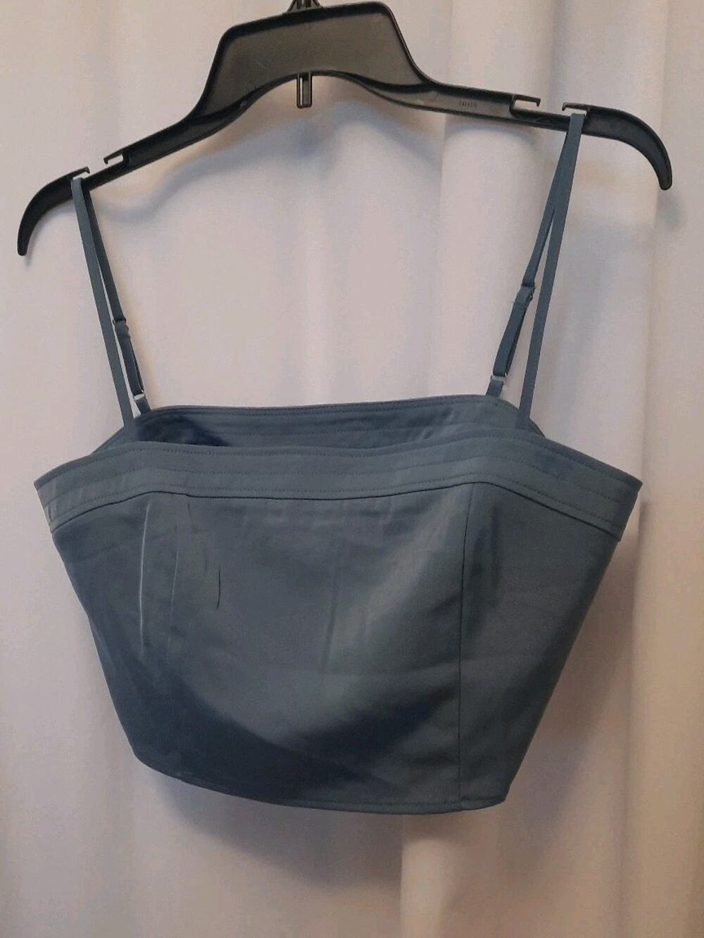 ACOA L Nwt Dusty Blue Halter Msrp $48